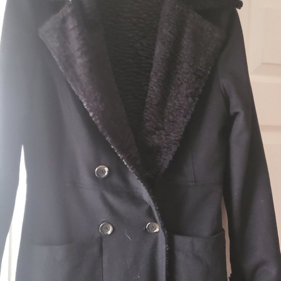 HH Full lenght Reversable Faux Astrakan Car Coat - Picture 2 of 7